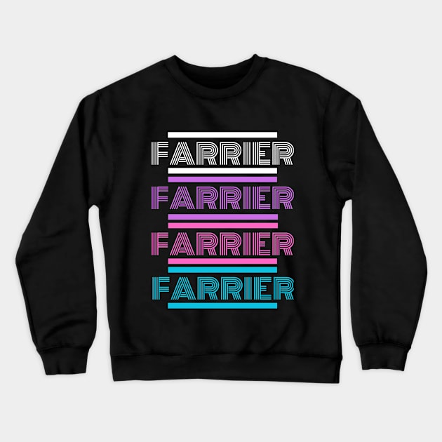 Farrier Crewneck Sweatshirt by 3DHoofcareDesigns